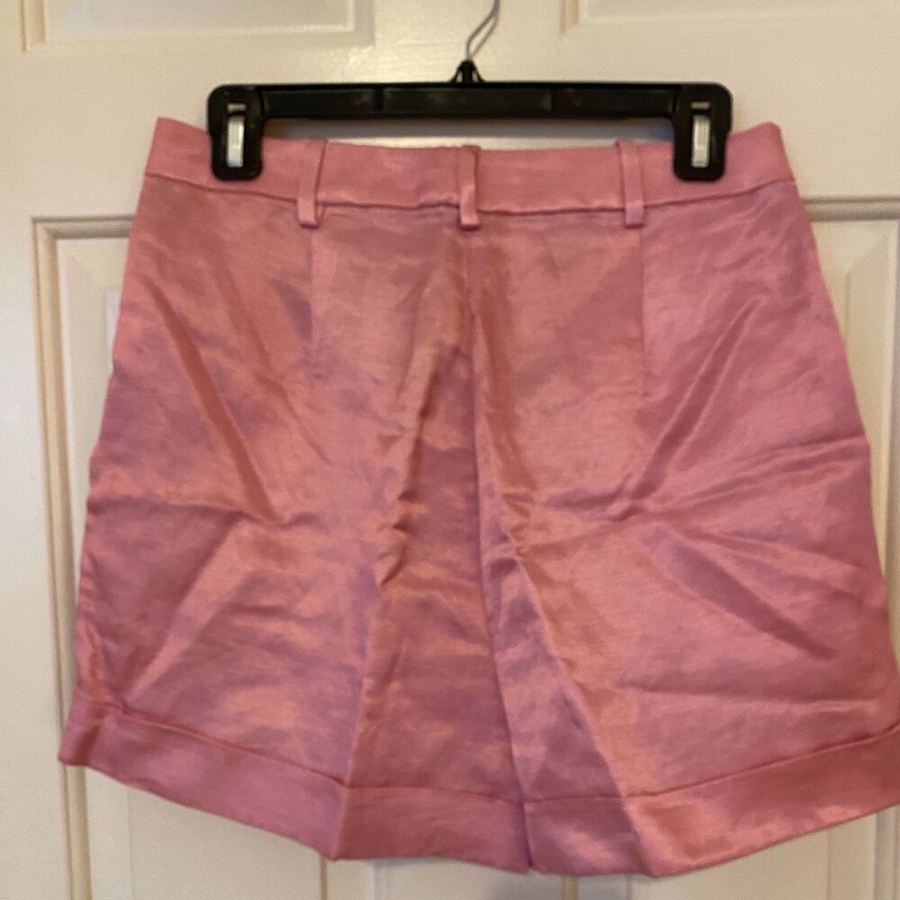 NWT J Crew Pink Satin Shorts_Size 6 - Picture 2 of 6